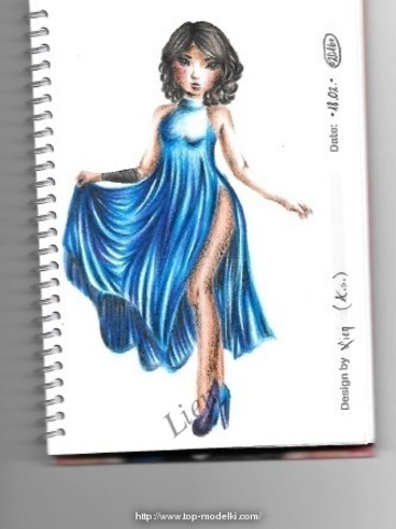 Blue dress <33