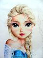 Elsa/ makijaż