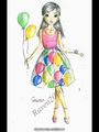 Letnia sukienka w baloniki