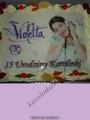 Mój bajeczny tort z Violetty.